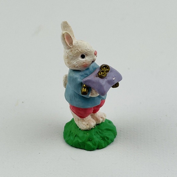 Cottontail Lane Ring Bearer Boy Bunny Figurine Easter Midwest of Cannon Falls - Picture 2 of 5